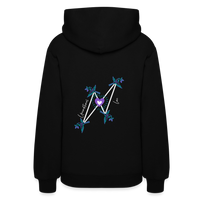 'Unconditional Love' Pull Over Hoodie-Dark Colors - black