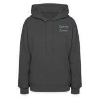 'Unconditional Love' Pull Over Hoodie-Dark Colors - asphalt