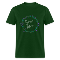 'Blessed Mama' Unisex Classic T-Shirt-Dark Colors - forest green