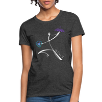 'My Empower Tee' Women's T-Shirt-Dark Colors - heather black