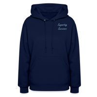 'Resilient' Pull Over Hoodie-Dark Colors - navy