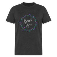 'Blessed Mama' Unisex Classic T-Shirt-Dark Colors - heather black