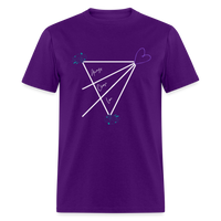 'Always Choose Love' Unisex Classic T-Shirt-Dark Colors - purple