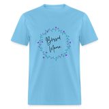 'Blessed Mama' Unisex Classic T-Shirt-Light Colors - aquatic blue