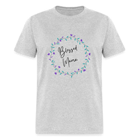 'Blessed Mama' Unisex Classic T-Shirt-Light Colors - heather gray