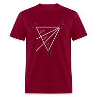 'Always Choose Love' Unisex Classic T-Shirt-Dark Colors - burgundy