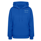 'Resilient' Pull Over Hoodie-Dark Colors - royal blue