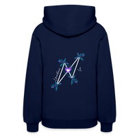 'Unconditional Love' Pull Over Hoodie-Dark Colors - navy