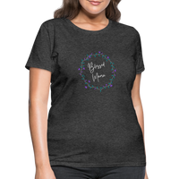 'Blessed Mama' Women's T-Shirt-Dark Colors - heather black