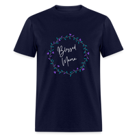 'Blessed Mama' Unisex Classic T-Shirt-Dark Colors - navy