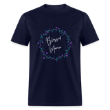 'Blessed Mama' Unisex Classic T-Shirt-Dark Colors - navy