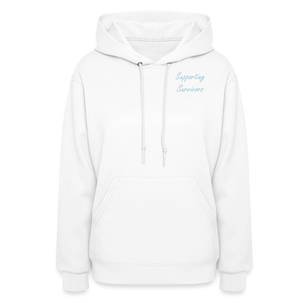 'Lots of Love & Universal Blessings' Pull Over Hoodie-Light Colors - white
