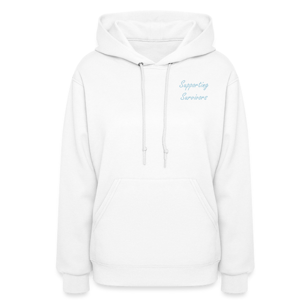 'Blessed Mama' Pull Over Hoodie-Light Colors - white