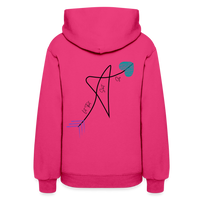 'Let That S**t Go' Pull Over Hoodie-Light Colors - fuchsia