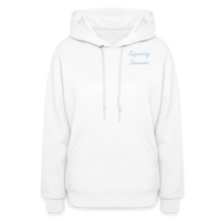 'Resilient' Pull Over Hoodie-Light Colors - white