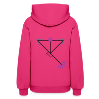 'Resilient' Pull Over Hoodie-Light Colors - fuchsia