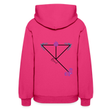 'Resilient' Pull Over Hoodie-Light Colors - fuchsia