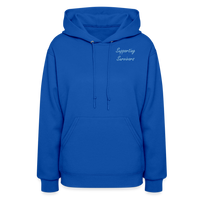 'Resilient' Pull Over Hoodie-Dark Colors - royal blue