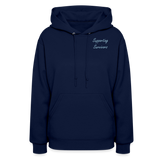 'Resilient' Pull Over Hoodie-Dark Colors - navy