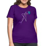 'Let That S**t Go' Sigil Women's T-Shirt-Dark Colors - purple