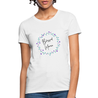'Blessed Mama' Women's T-Shirt-Light Colors - white