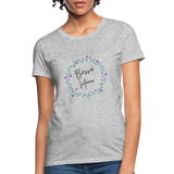 'Blessed Mama' Women's T-Shirt-Light Colors - heather gray