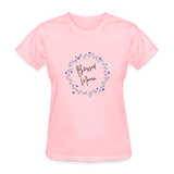 'Blessed Mama' Women's T-Shirt-Light Colors - pink