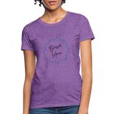 'Blessed Mama' Women's T-Shirt-Light Colors - purple heather