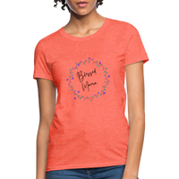 'Blessed Mama' Women's T-Shirt-Light Colors - heather coral
