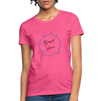 'Blessed Mama' Women's T-Shirt-Light Colors - heather pink