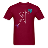 'Let That S**t Go' Sigil Unisex Classic T-Shirt-Dark Colors - burgundy