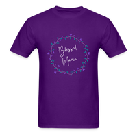 'Blessed Mama' Unisex Classic T-Shirt-Dark Colors - purple