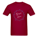 'Blessed Mama' Unisex Classic T-Shirt-Dark Colors - dark red