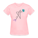 'Let That S**t Go' Women's T-Shirt-Light Colors - pink