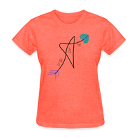 'Let That S**t Go' Women's T-Shirt-Light Colors - heather coral
