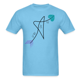 'Let That S**t Go' Unisex Classic T-Shirt-Light Colors - aquatic blue