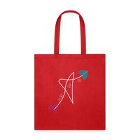 'Let That S**t Go' Tote Bag - red