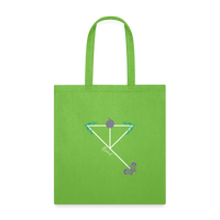 'Resilient' Tote Bag - lime green