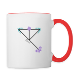 'Resilient' Sigil Contrast Coffee Mug - white/red
