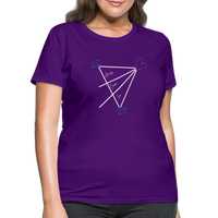 'Always Choose Love' Women's T-Shirt-Dark Colors - purple