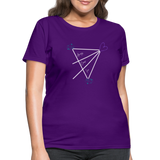 'Always Choose Love' Women's T-Shirt-Dark Colors - purple