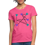 'Lots of Love & Universal Blessings' Women's T-Shirt-Light Colors - heather pink