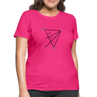 'Always Choose Love' Women's T-Shirt-Light Colors - fuchsia