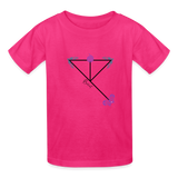 'Resilient' Youth T-Shirt-Light Colors - fuchsia