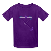 'Resilient' Youth T-Shirt-Dark Colors - purple