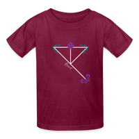 'Resilient' Youth T-Shirt-Dark Colors - burgundy