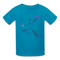 'My Empower Tee' Youth T-Shirt-Light Colors - turquoise
