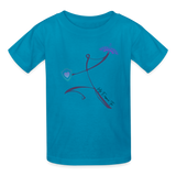 'My Empower Tee' Youth T-Shirt-Light Colors - turquoise