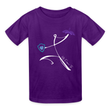 'My Empower Tee' Youth T-Shirt-Dark Colors - purple