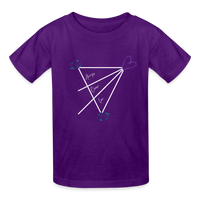'Always Choose Love' Youth T-Shirt-Dark Colors - purple